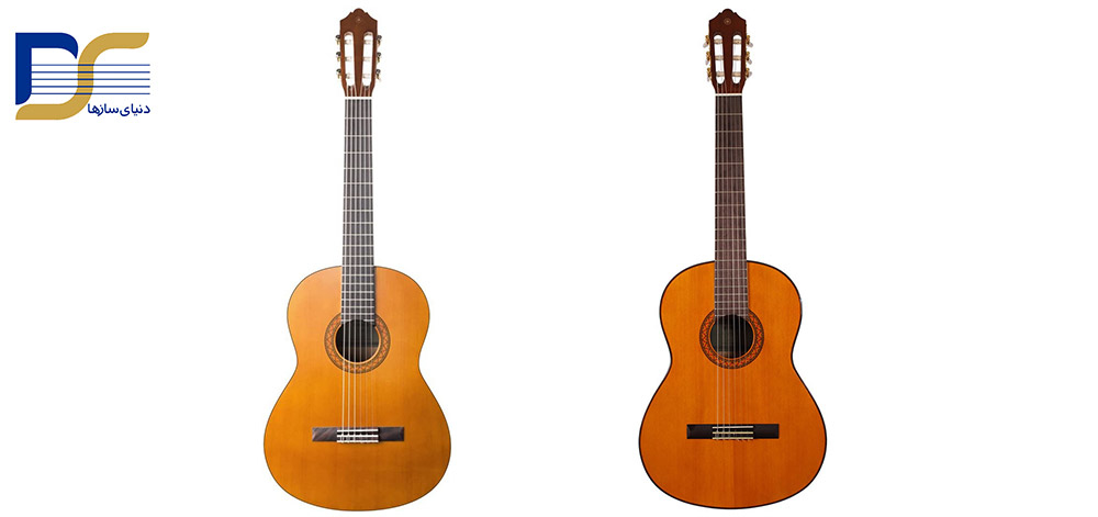 تفاوت گیتار یاماها C40 و C70 از لحاظ ظاهری